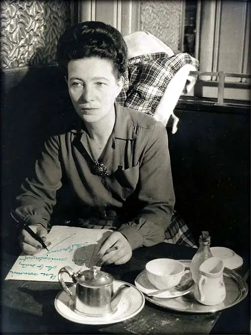 La biografía de Simone de Beauvoir  y sus principales obras publicadas